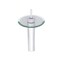Novatto CHIARO Glass Vessel Bathroom Sink Set, Brushed Nickel/Clear Glass NSFC-324C001BNC - alternate 5